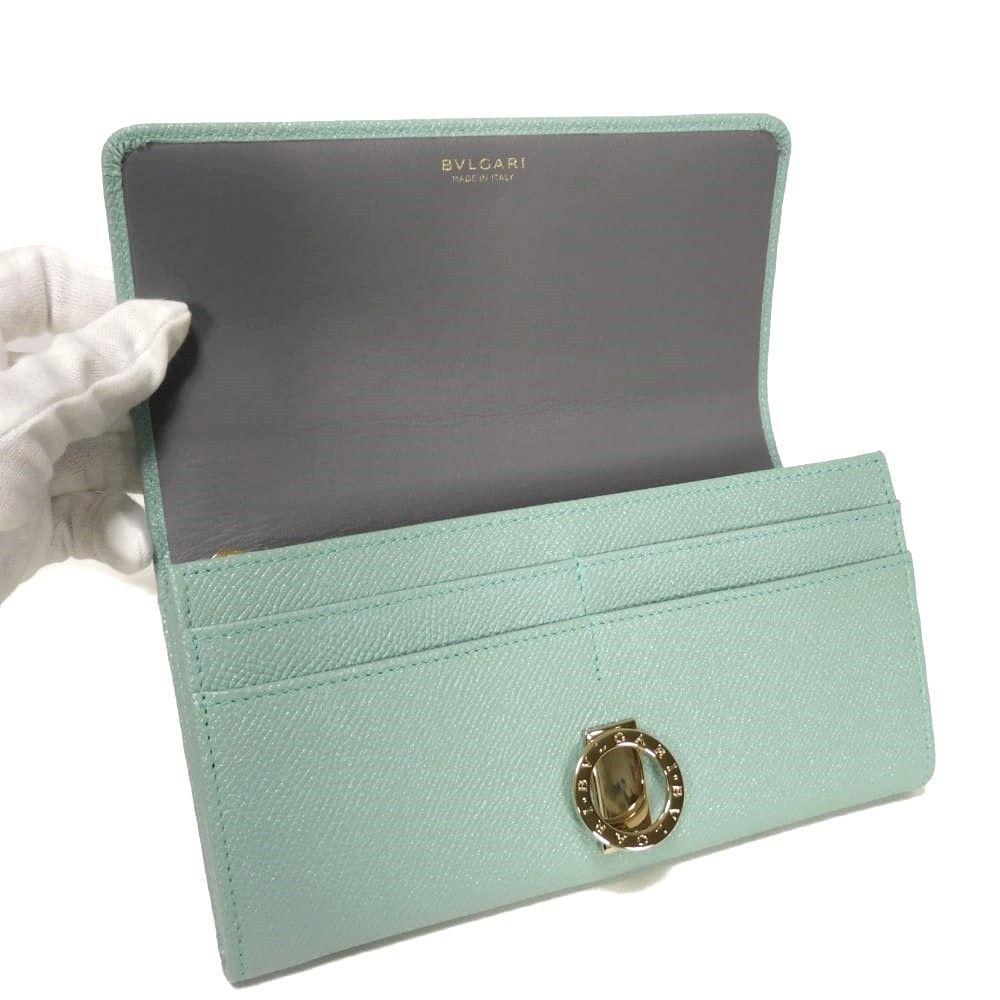 BVLGARI ブルガリ クリップ ラージ ウォレット グレイン カーフ
