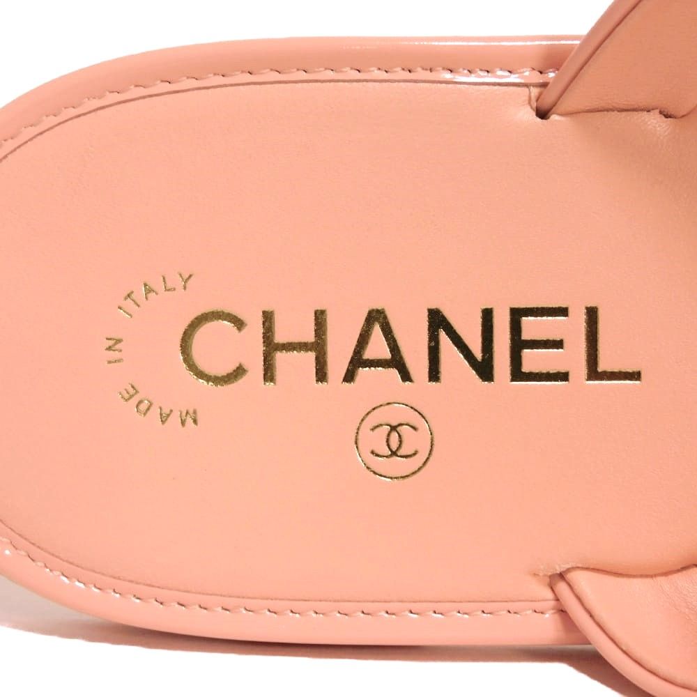 CHANEL シャネル カメリア フラワー トング 現行 39C CCマーク