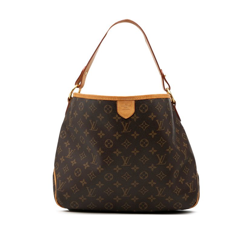 ルイ ヴィトン モノグラム ディライトフルPM ワンショルダーバッグ M40352 ブラウン PVC レザー レディース LOUIS VUITTON【1-0273318】