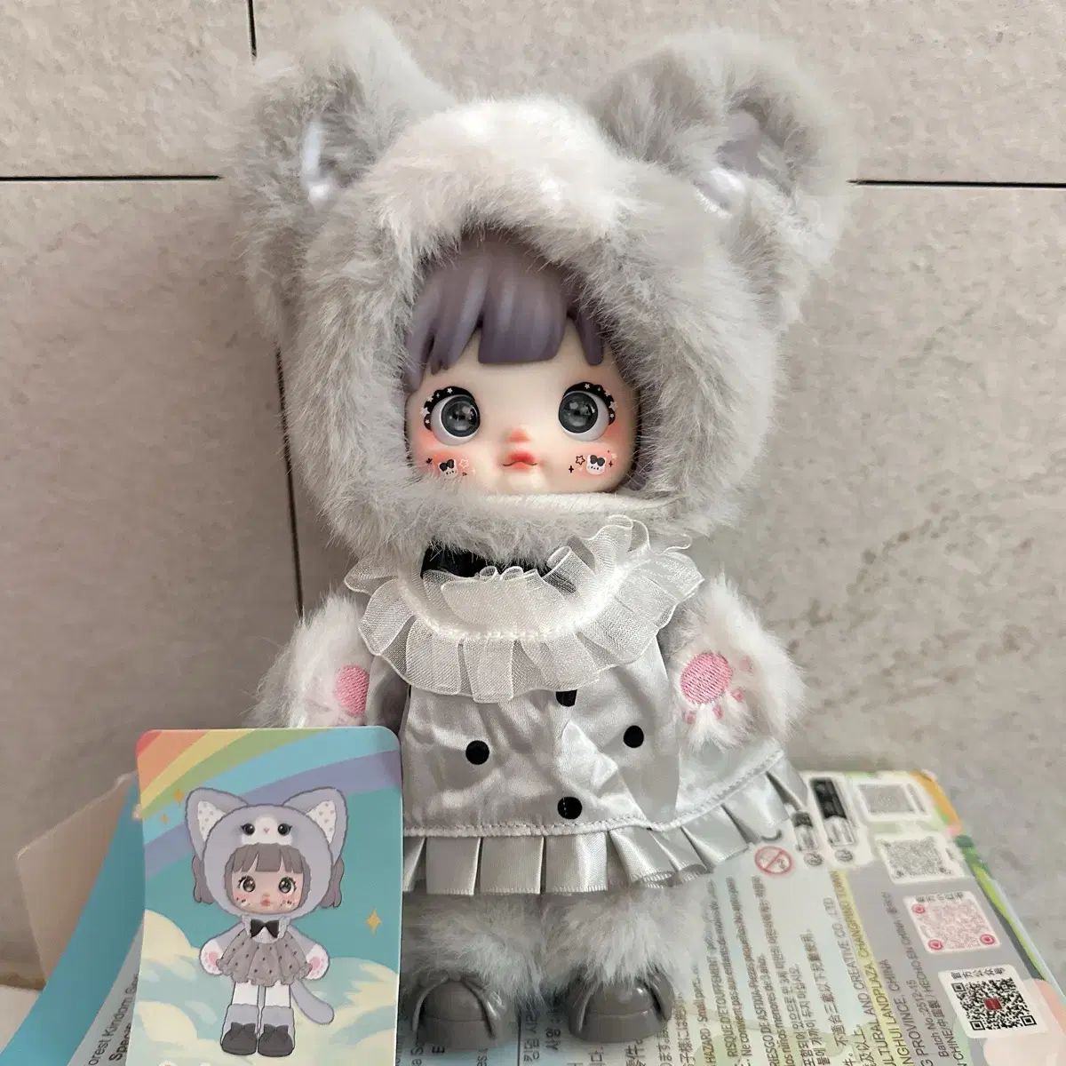 ノミぬいぐるみ nommi キングダム 猫 関節ぬいぐるみ ベイビー 쓰리