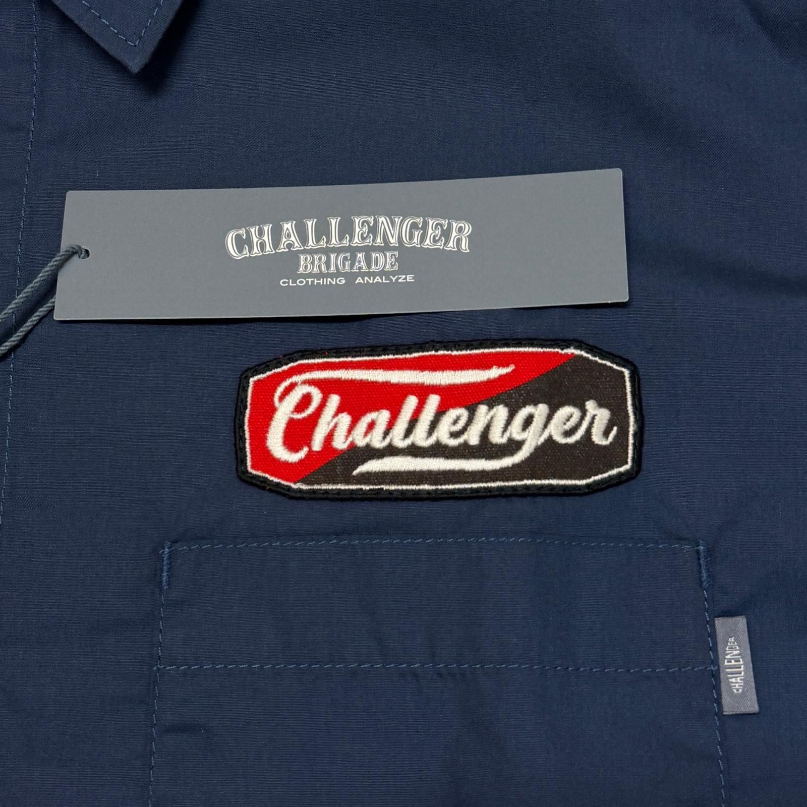 参考上代22000円 未使用 CHALLENGER 25SS L/S PATCHED WORK SHIRT