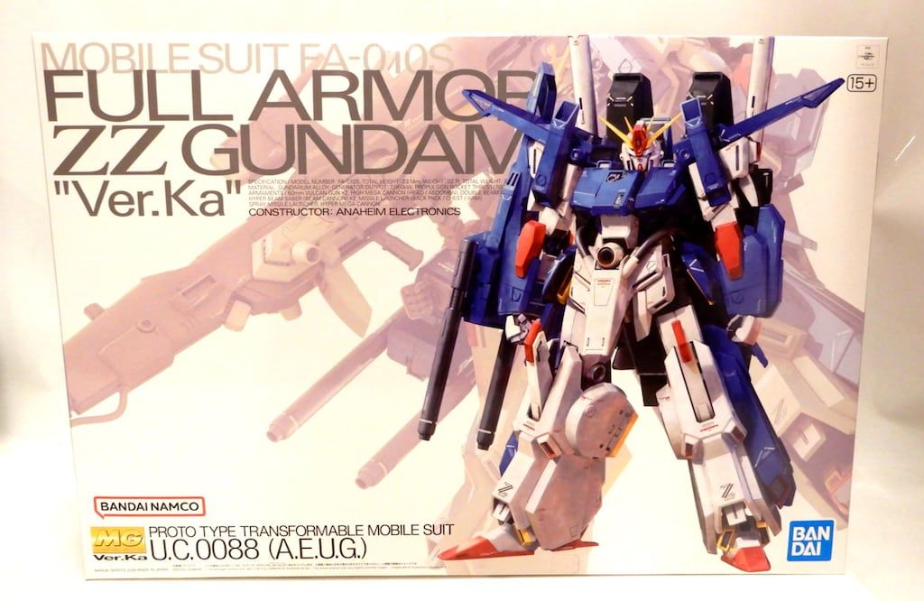 BANDAISPIRITS MG 1/100 機動戦士ガンダムZZ フルアーマーZZガンダム Ver.Ka