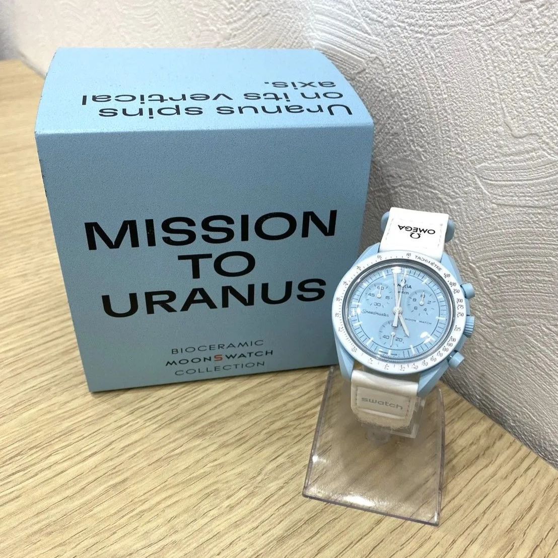 美品】OMEGA×Swatch オメガ×スウォッチ Mission to Uranus SO33L100