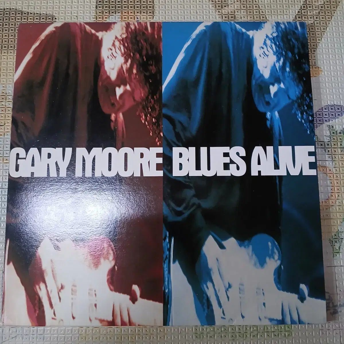Lp 中古品 GARY MOORE BLUES ALIVE 2LP CD 出品
