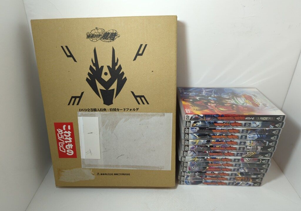 特撮DVD バインダー付,カード全欠)仮面ライダー龍騎 全12巻+スペシャル[13 RIDERS] セット