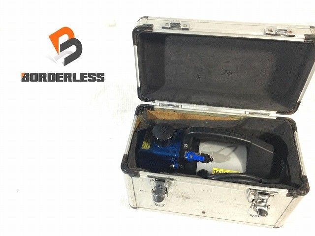 ☆中古品☆TASCO タスコ オイル逆流防止弁付 ウルトラミニツーステージ真空ポンプ TA150SB-2 ケース付 コード式 エアコン取付130141