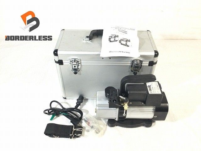 ☆比較的綺麗☆イチネンTASCO タスコ 100V オイル逆流防止弁付小型高性能 真空ポンプ TA150RB ケース付き バキュームポンプ130243