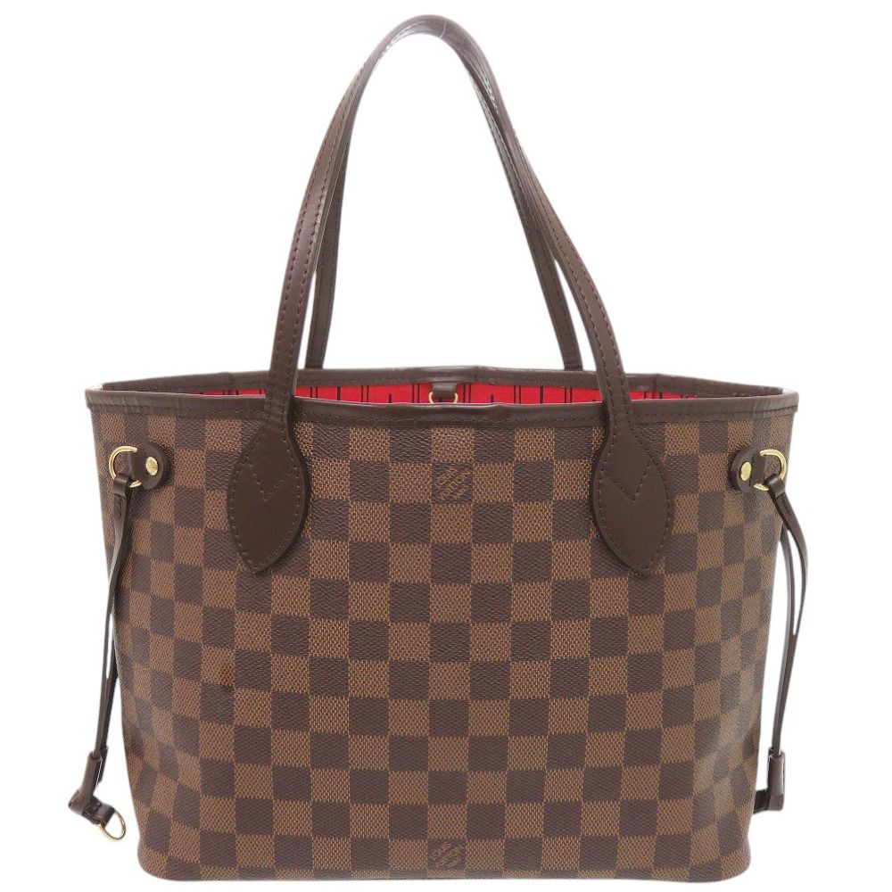 美品 ルイ ヴィトン ネヴァーフルPM ダミエ スリーズ N51109 トートバッグ LV 1045 LOUIS VUITTON