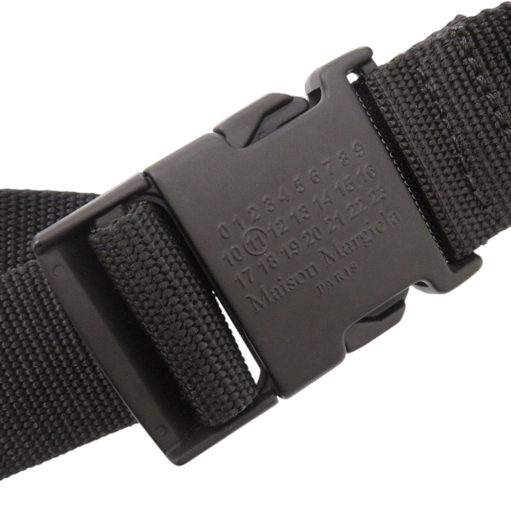 美品 メゾン マルジェラ S55WB0072 4ステッチ キャンバス ブラック