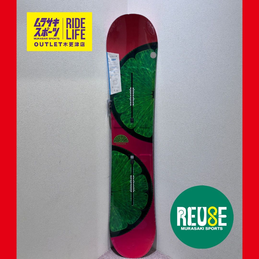 ムラスポOUTLET公式】中古 スノーボード BURTON バートン SOCIAL 