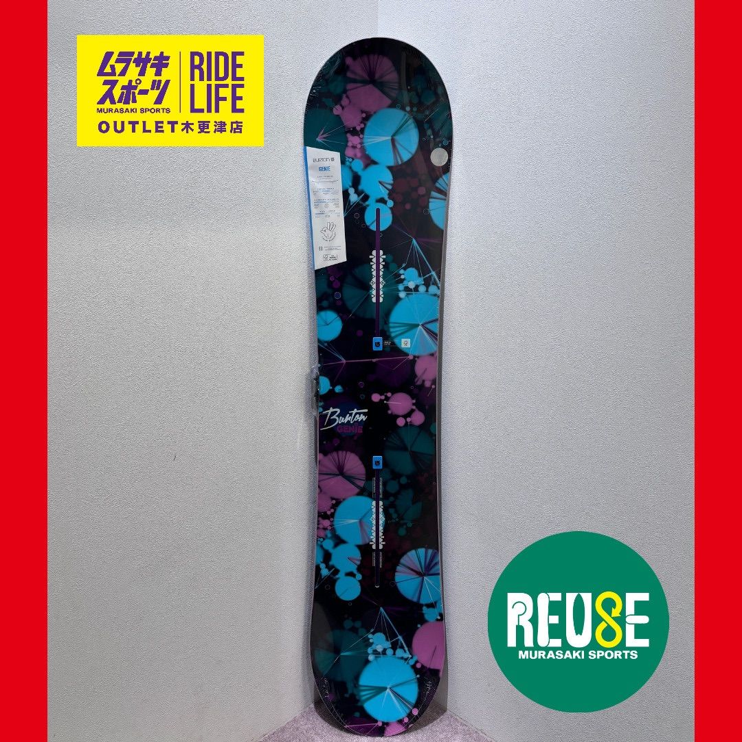 【ムラスポOUTLET公式】中古　スノーボード　BURTON　バートン　GENIE　ジーニー　138㎝　16-17　ムラサキスポーツ OUTLET アウトレット　USED　シュリンクあり　未使用品