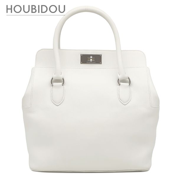 エルメス HERMES 2WAYバッグ ツールボックス 26 ヴォースイフト ホワイト シルバー金具 ショルダー □R 【保存袋】【中古】