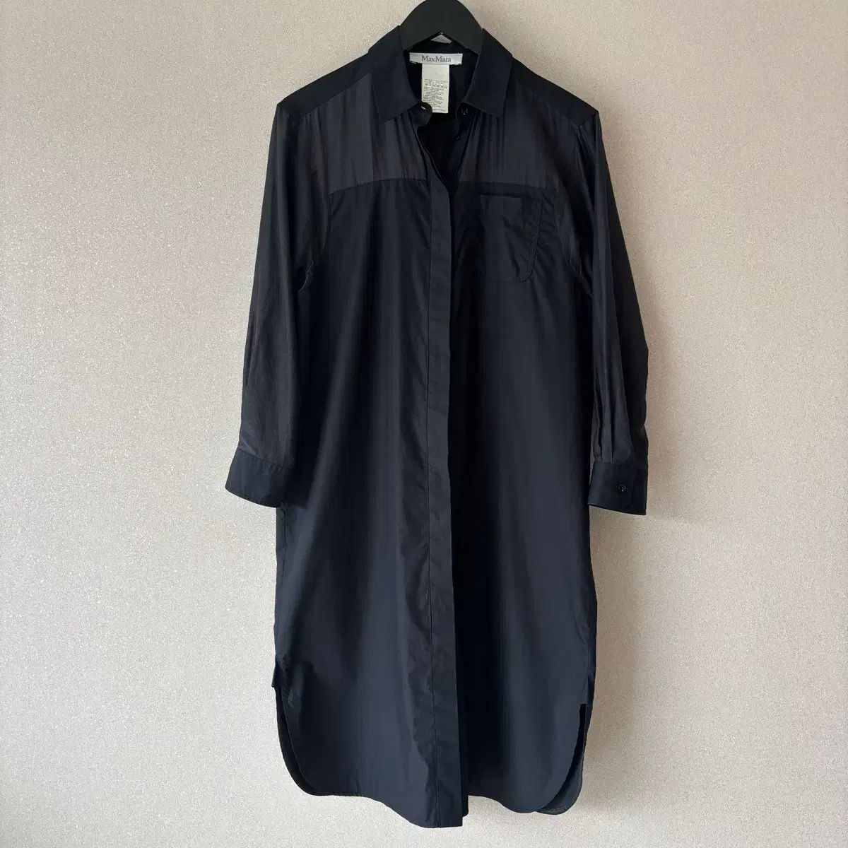 MAX MARA マックスマーラ ブラック ONE PIECE シャツ US8