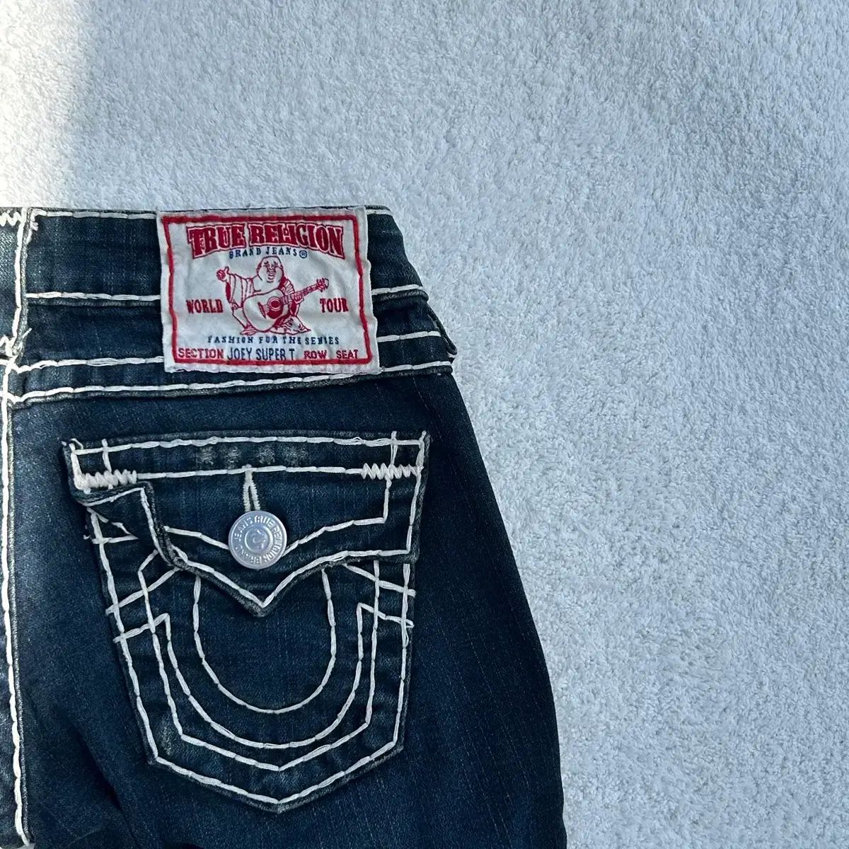 TRUE RELIGION トゥルーレリジョン ローライズ Joey Super T デニム パンツ