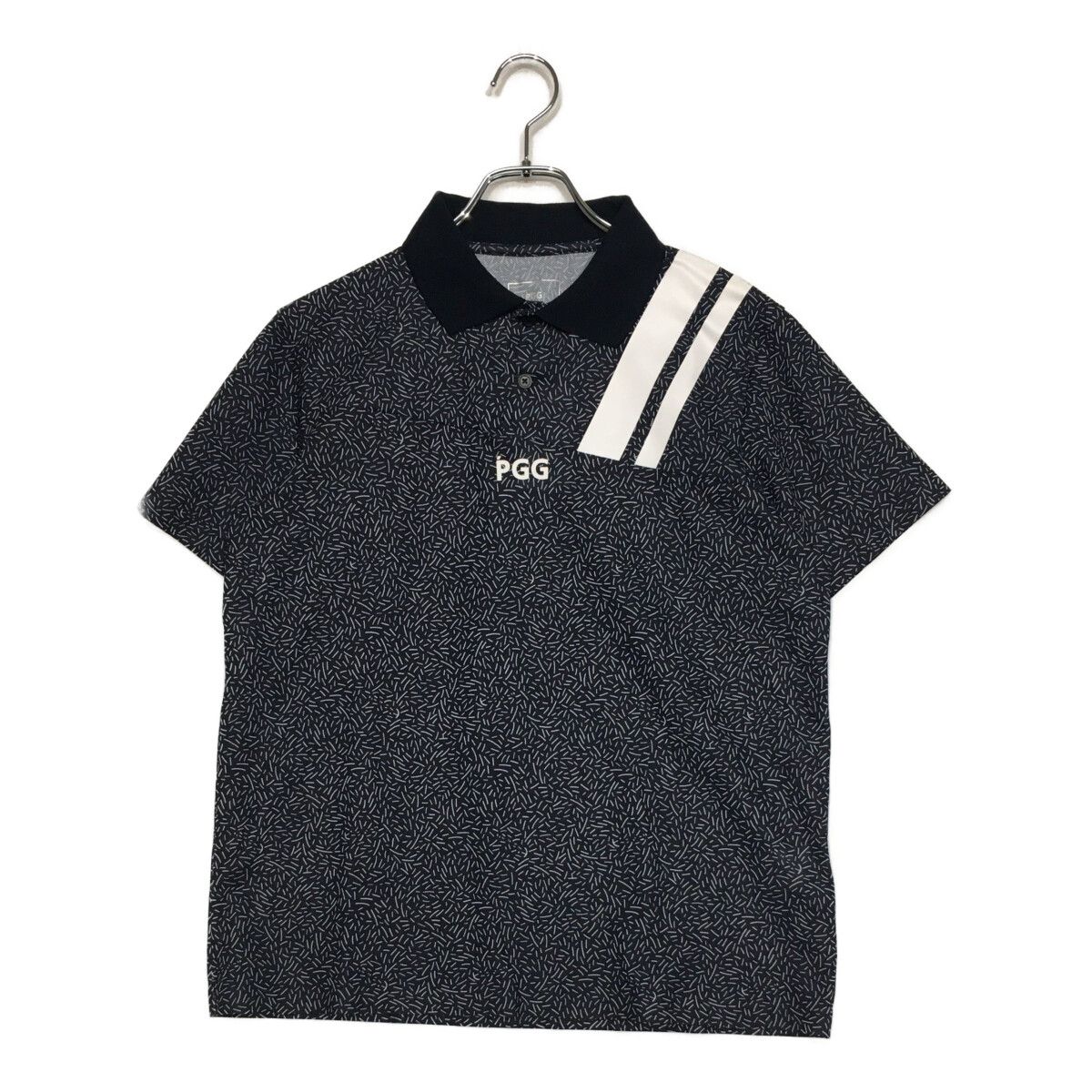 中古 メンズ ピージージー PGG 半袖ポロシャツ 4(M) 紺 ネイビー