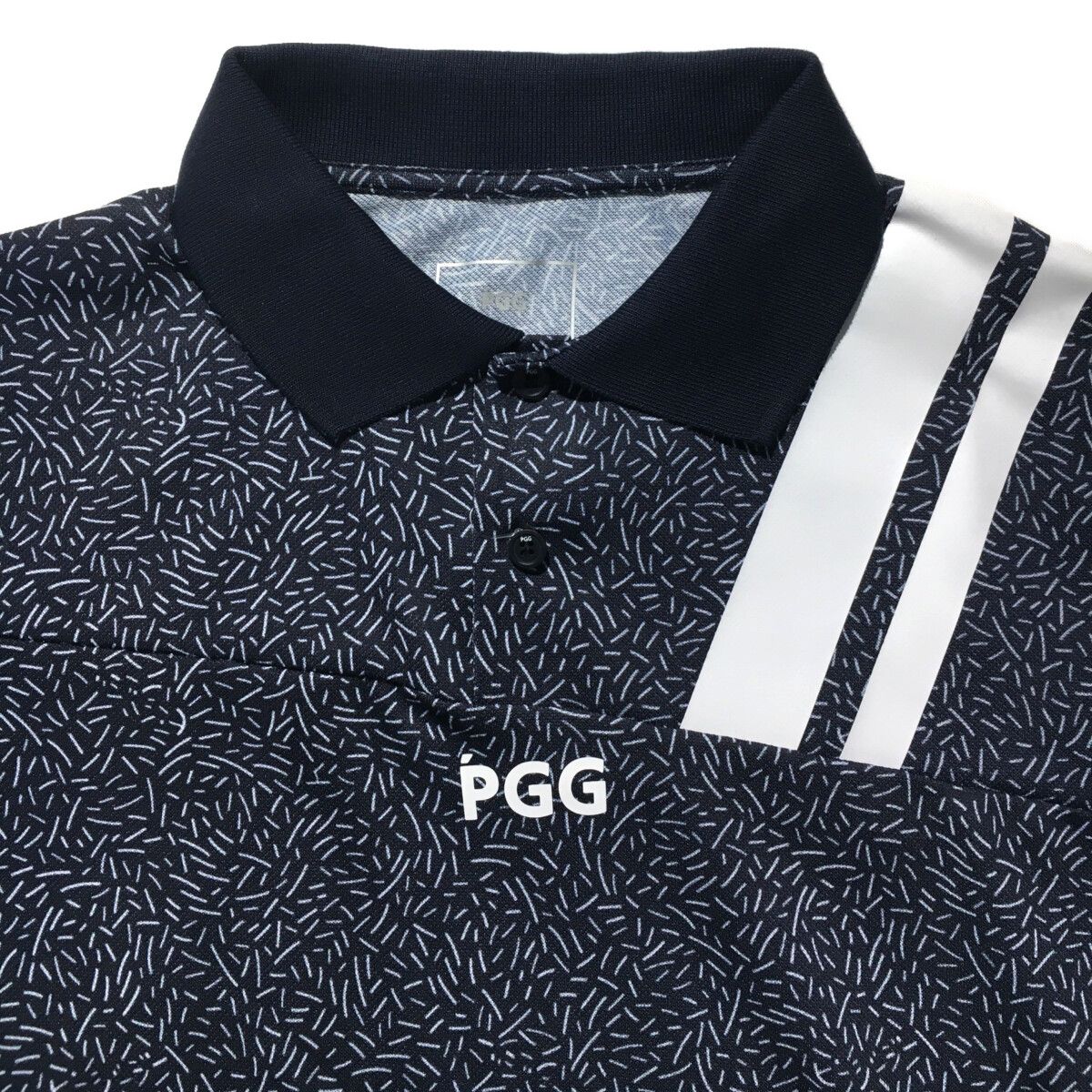 中古 メンズ ピージージー PGG 半袖ポロシャツ 4(M) 紺 ネイビー