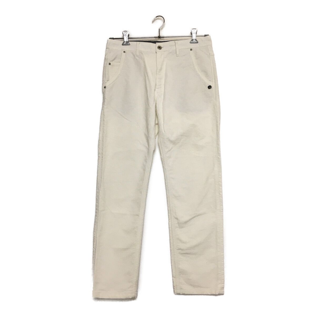 中古 メンズ セントアンドリュース StANDREWS パンツ M 白 ホワイト シンプル