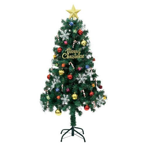クリスマスツリー１２０cmオーナメント付き11790