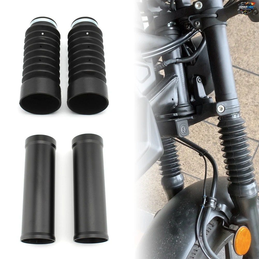 ホンダ レベル 250 CMX300 CMX500 2020 - 23 用モーターサイクル フロントフォーク ショックアブソーバー カバー ゲイター ブーツ チューブ