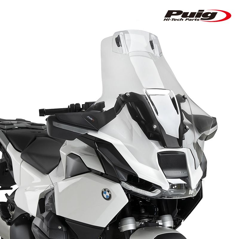 Puig 22646W TOURING WINDSHIELD WITH VISOR [CLEAR] BMW R1300RT (25-26) プーチ スクリーン カウル
