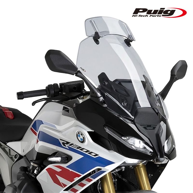 Puig 22862H TOURING WINDSHIELD WITH VISOR [SMOKE] BMW R1300RS (25-26) プーチ スクリーン カウル