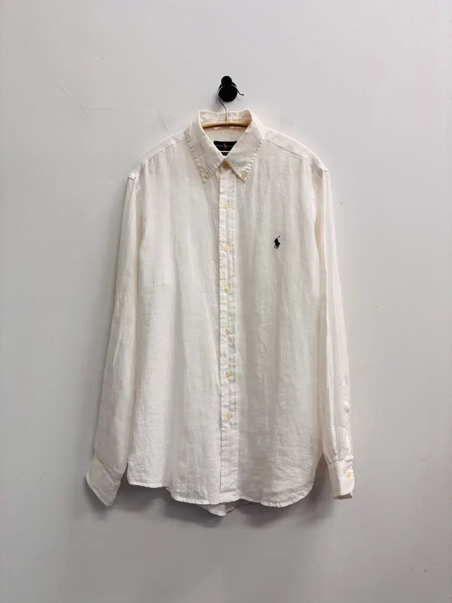POLO ポロ ラルフローレン リネン シャツ 白