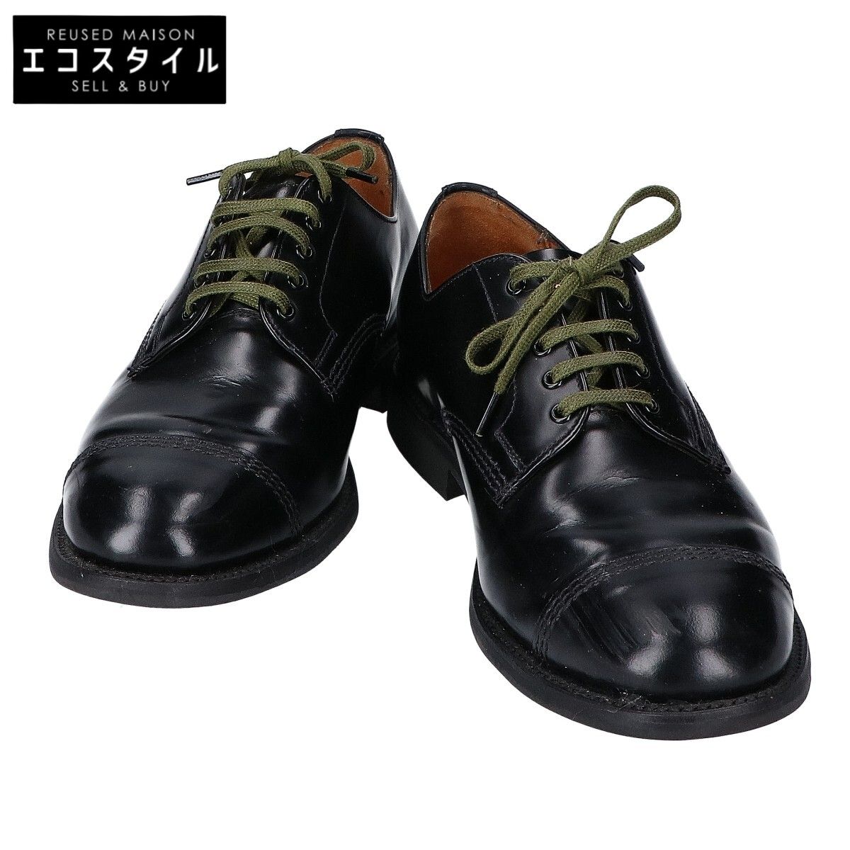 SANDERS　サンダース　1128B MILITARY DERBY SHOE ポリッシュドレザー ストレートチップ シューズ　7
