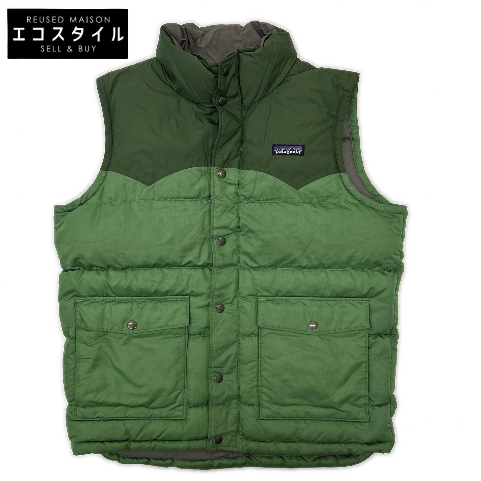 Patagonia　パタゴニア　27570 グリーン スリングショット ダウンベスト