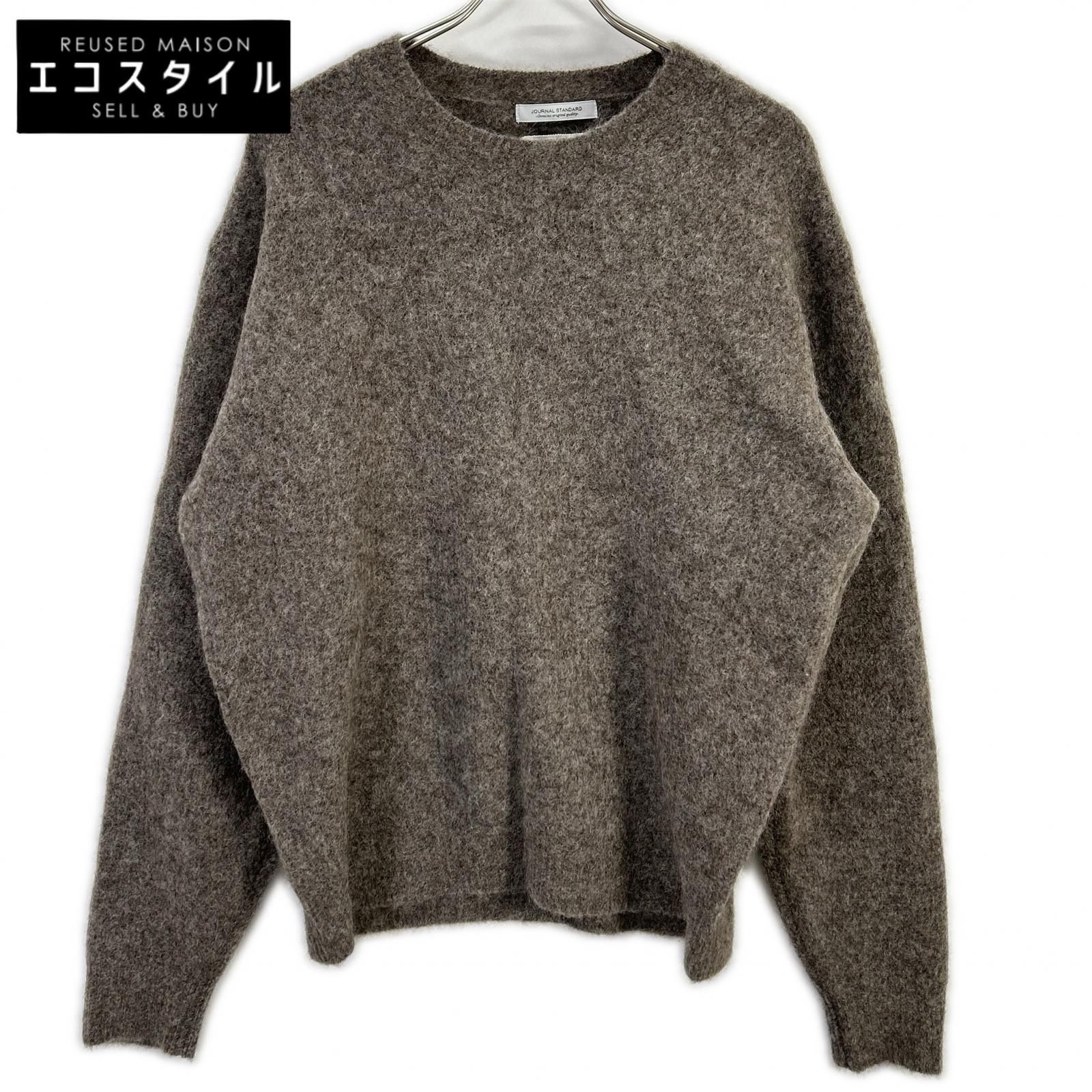 JOURNALSTANDARD　ジャーナルスタンダード　25AW 250806005590 グレージュ ヤクウール×アルパカブレンド ニットプルオーバー　M
