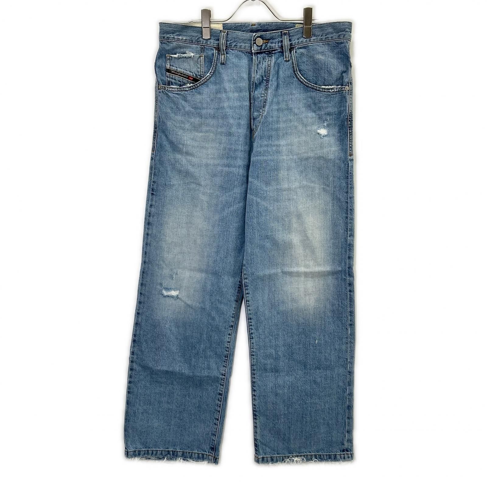 正規品，安い DIESEL ディーゼル ライトブルー D-VIDER ボタンフライ 