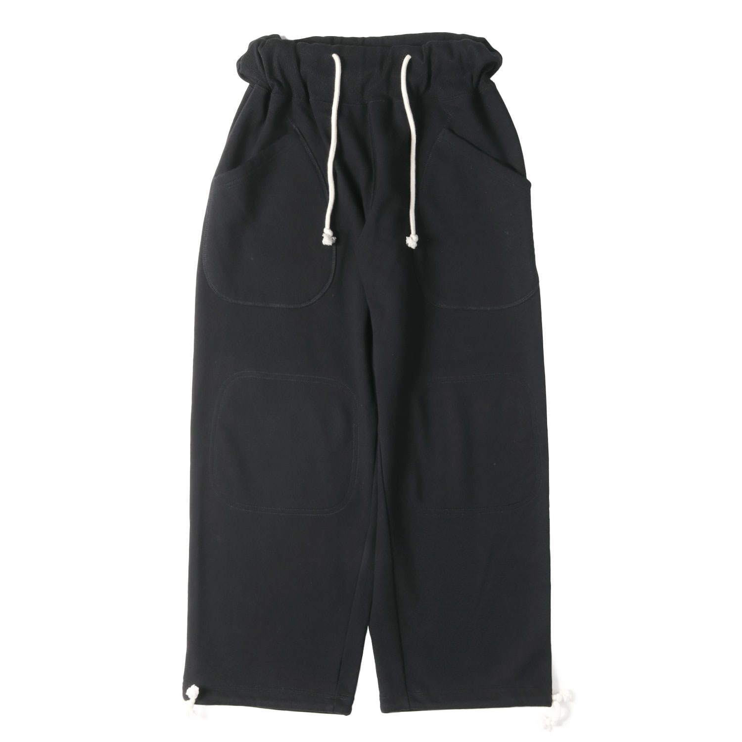 WAIPER ワイパー パンツ ブラック 黒 サイズ:S | U.S. NAVY ダブルニー スウェットパンツ | ボトムス ズボン【メンズ】【中古】