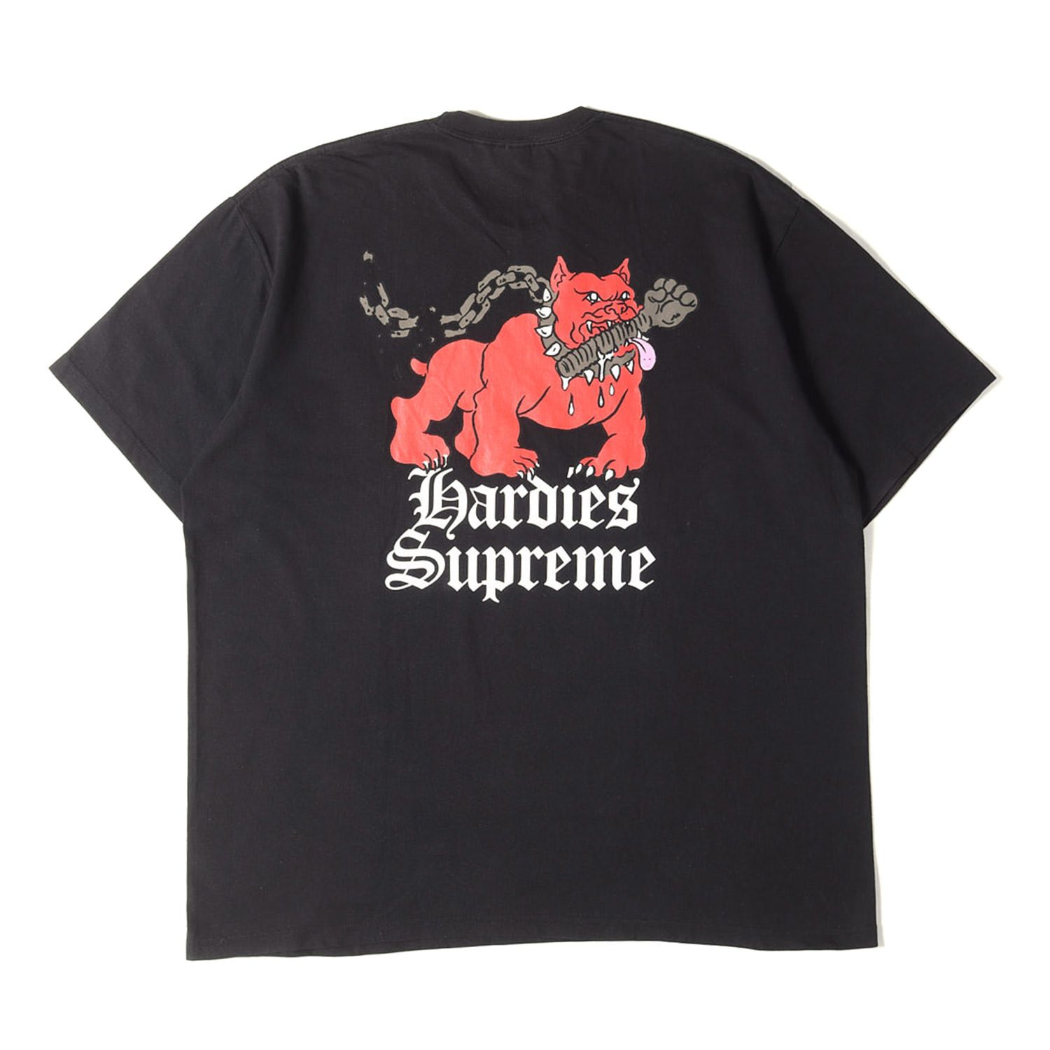 Supreme シュプリーム Tシャツ ブラック 黒 サイズ:XXL | 23SS ×Hardies Hardware ドッグ グラフィック Tシャツ(Dog Tee) | トップス カットソー 半袖【メンズ】【中古】