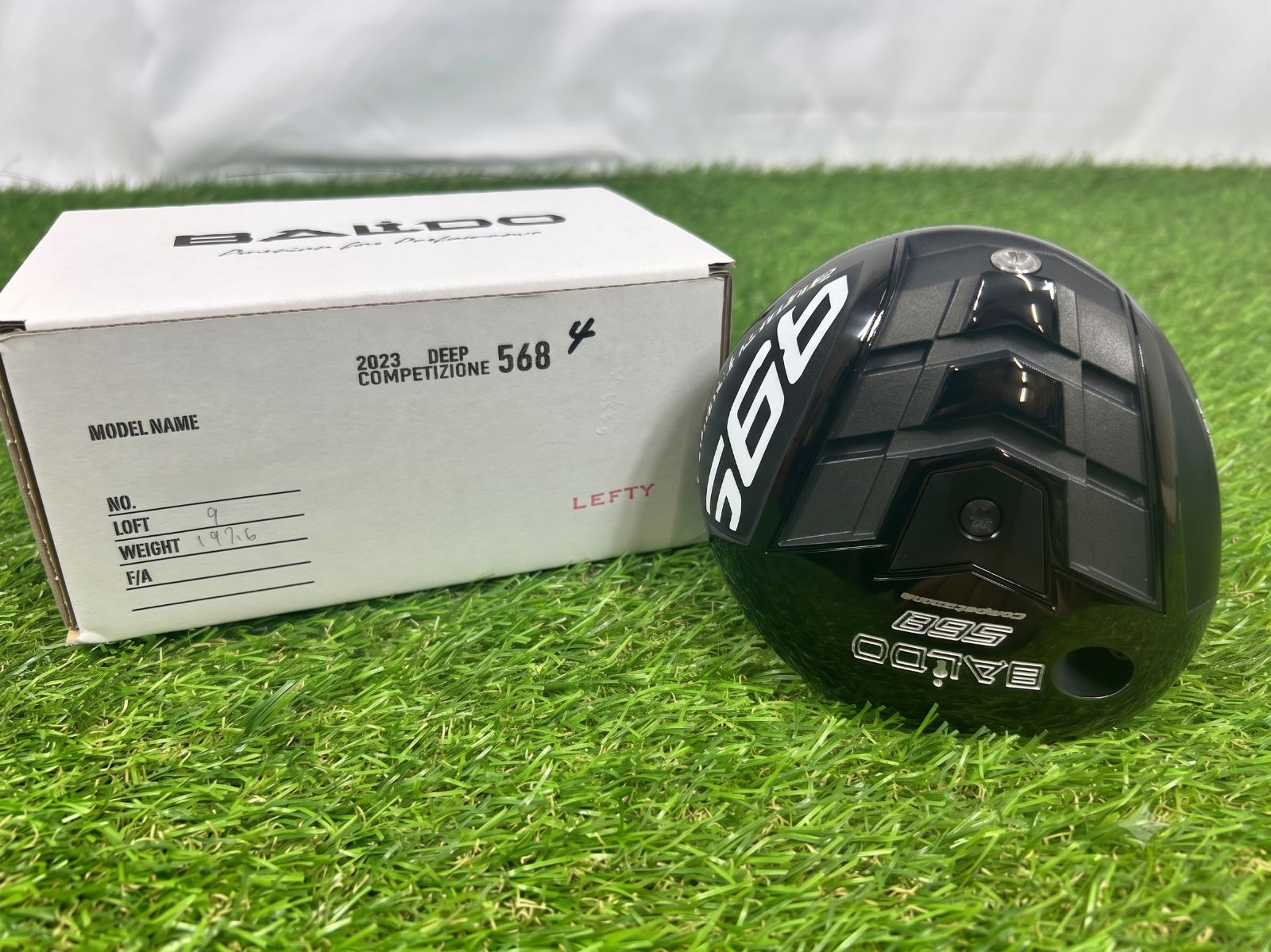 バルド BALDO レフティ 2023 568 ディープ 左9度 ヘッド単品 HC無 