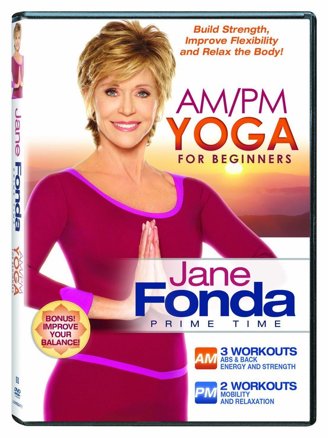 Jane Fonda Am/Pm Yoga for Beginners [DVD] [Import]