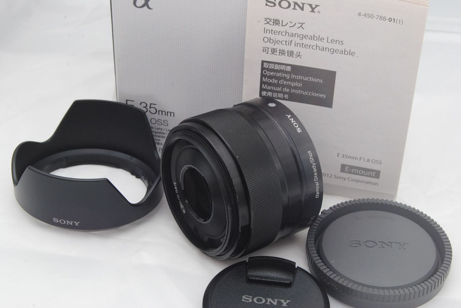 良品 ★ ソニー SEL35F18 APS-C E 35mm F1.8 OSS デジタル一眼カメラα[Eマウント]用 純正レンズ 標準単焦点レンズ