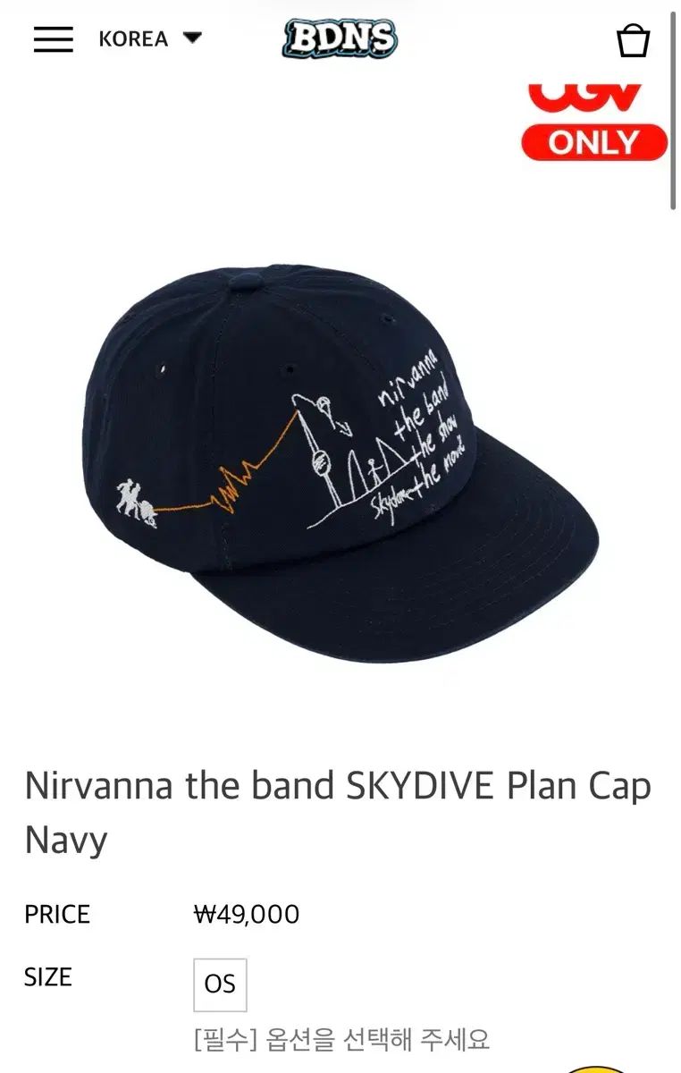 BDNS NIRVANA(ニルヴァーナ) バンド ウール 帽子