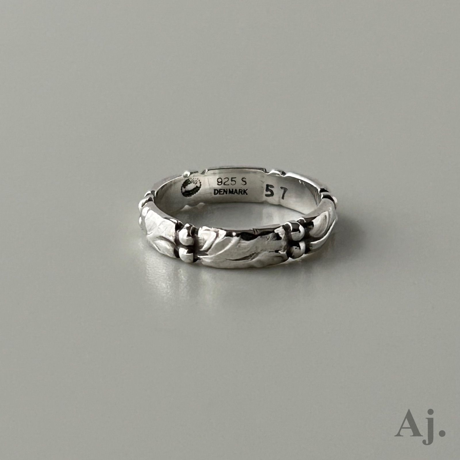 ジョージジェンセン リング 指輪 57 AG925 ヴィンテージ 約7.5号 Georg Jensen