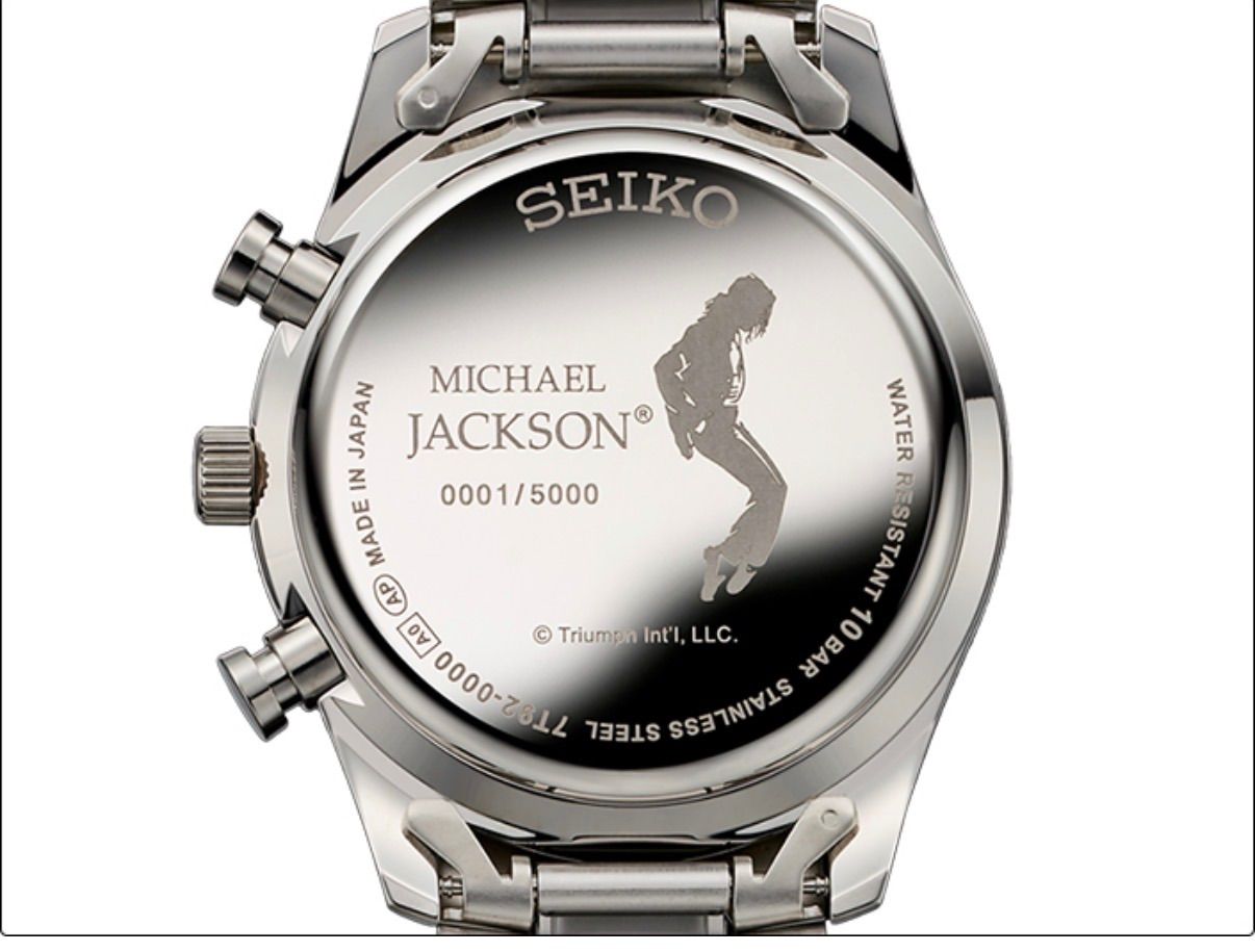マイケル・ジャクソン × セイコー ウオッチ 限定5000点 マイケル・ジャクソン × セイコー ウオッチ 限定5000点