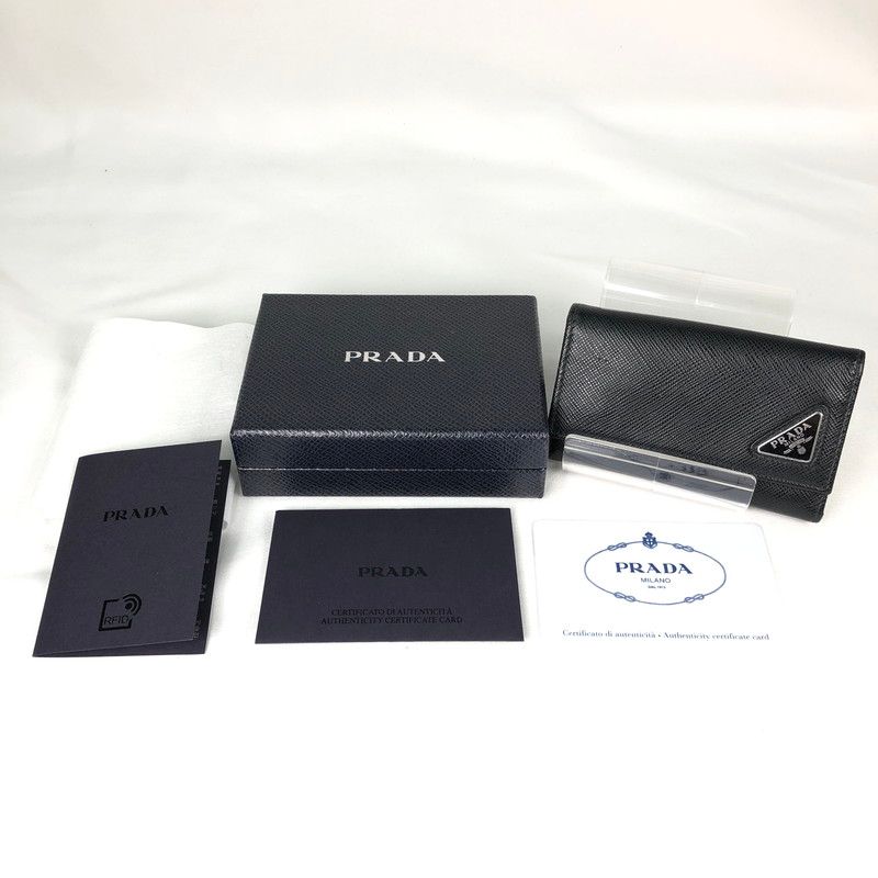 【中古品】 PRADA 2PG222 プラダ キーケース 6連キーケース 【183-260609-sm-04-otoh】