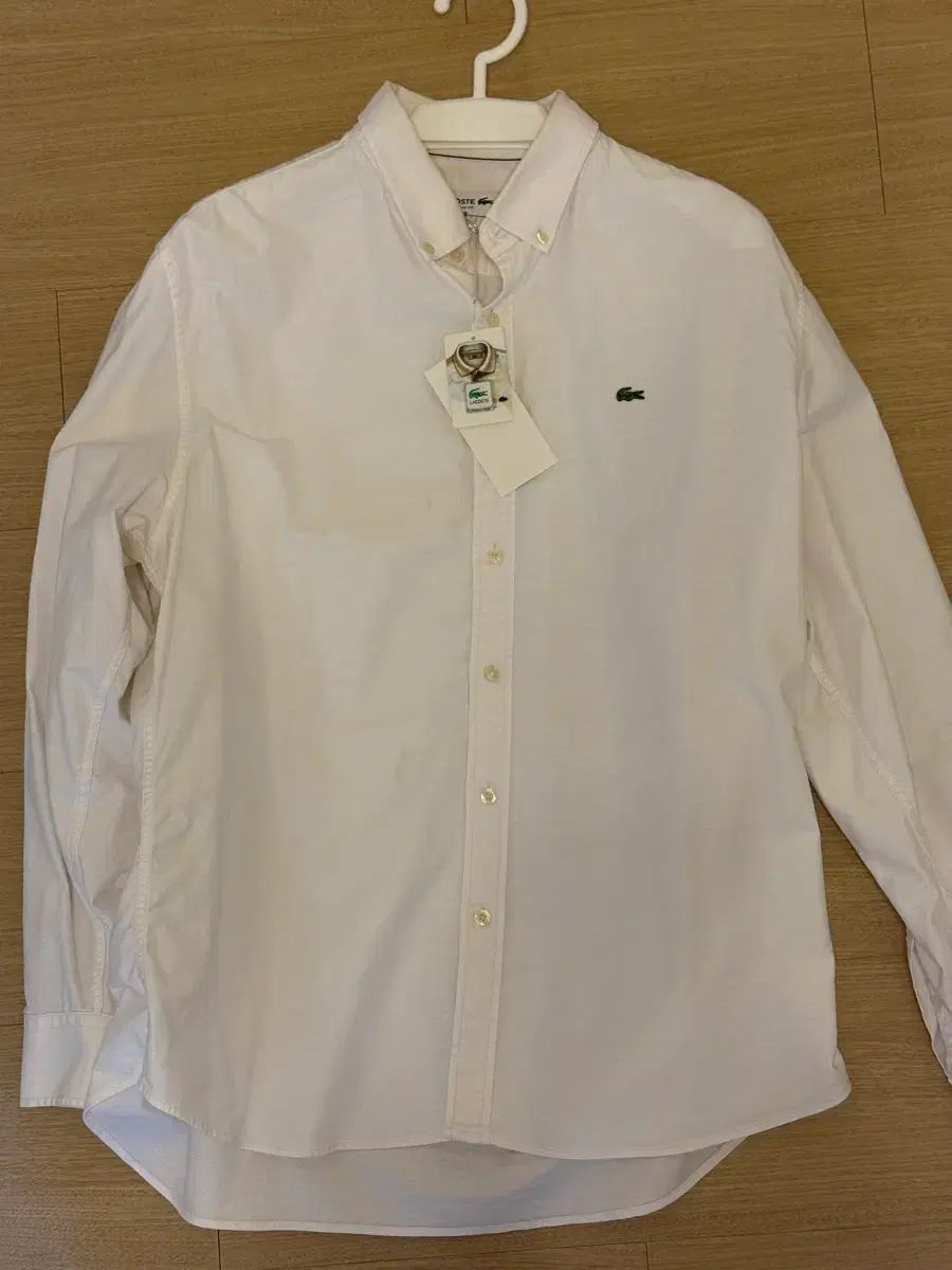ラコステ メンズ 白 Oxford シャツ XL (定価 17万9千円)