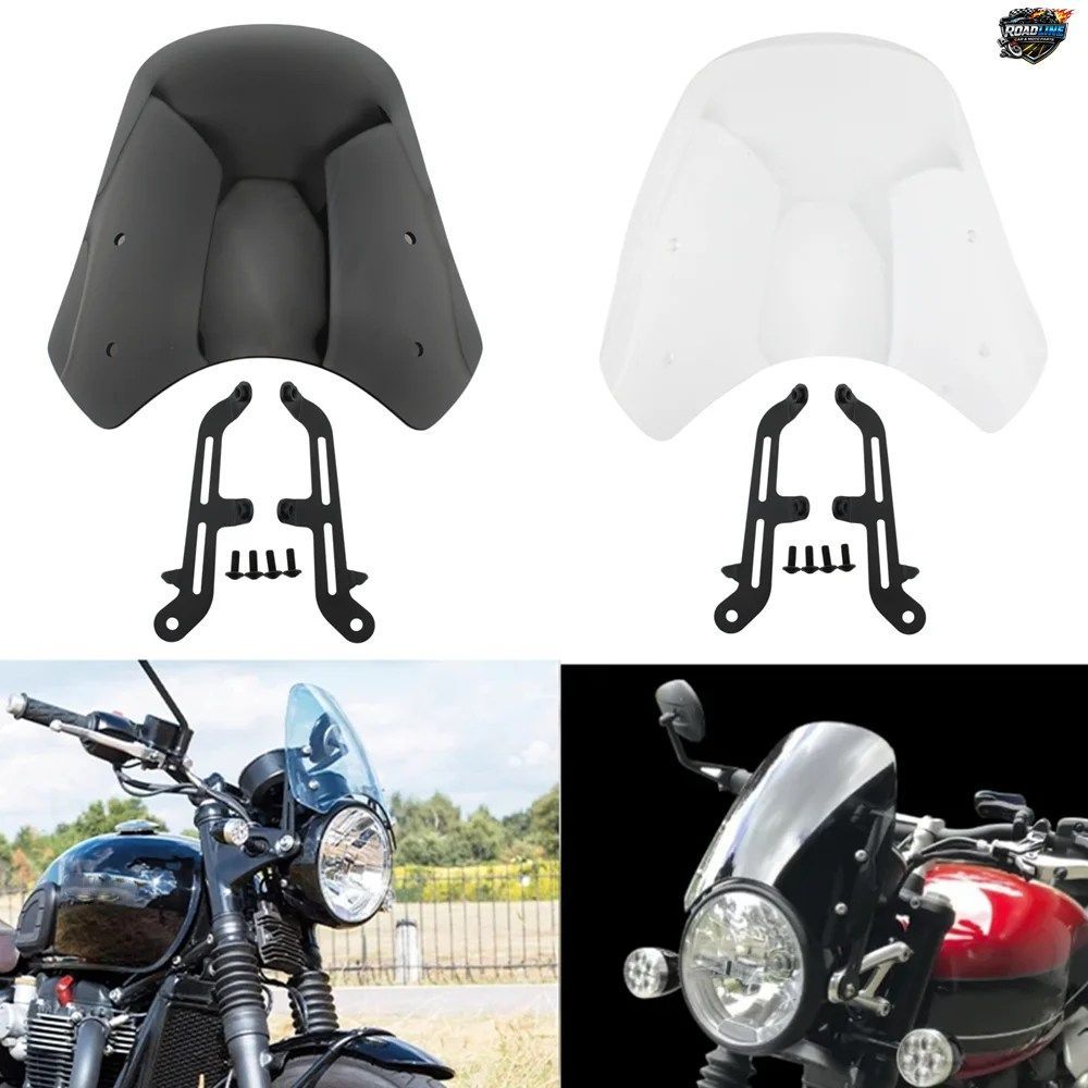 オートバイ用フライスクリーン、ウインドシールド、ウインドスクリーン、ウインドディフレクター 2016 - 20 トライアンフ ボンネビル T100