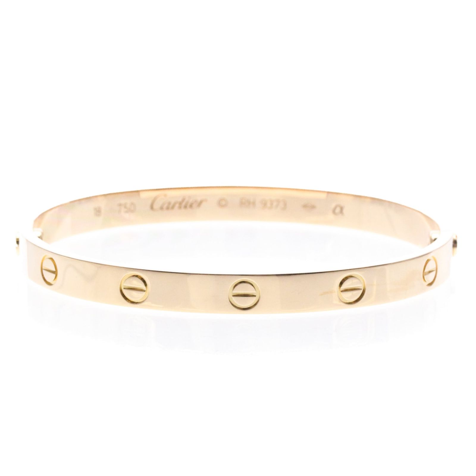 カルティエ(Cartier) ラブ ブレスレット K18ピンクゴールド(K18PG) 無し バングル ピンクゴールド(PG)
