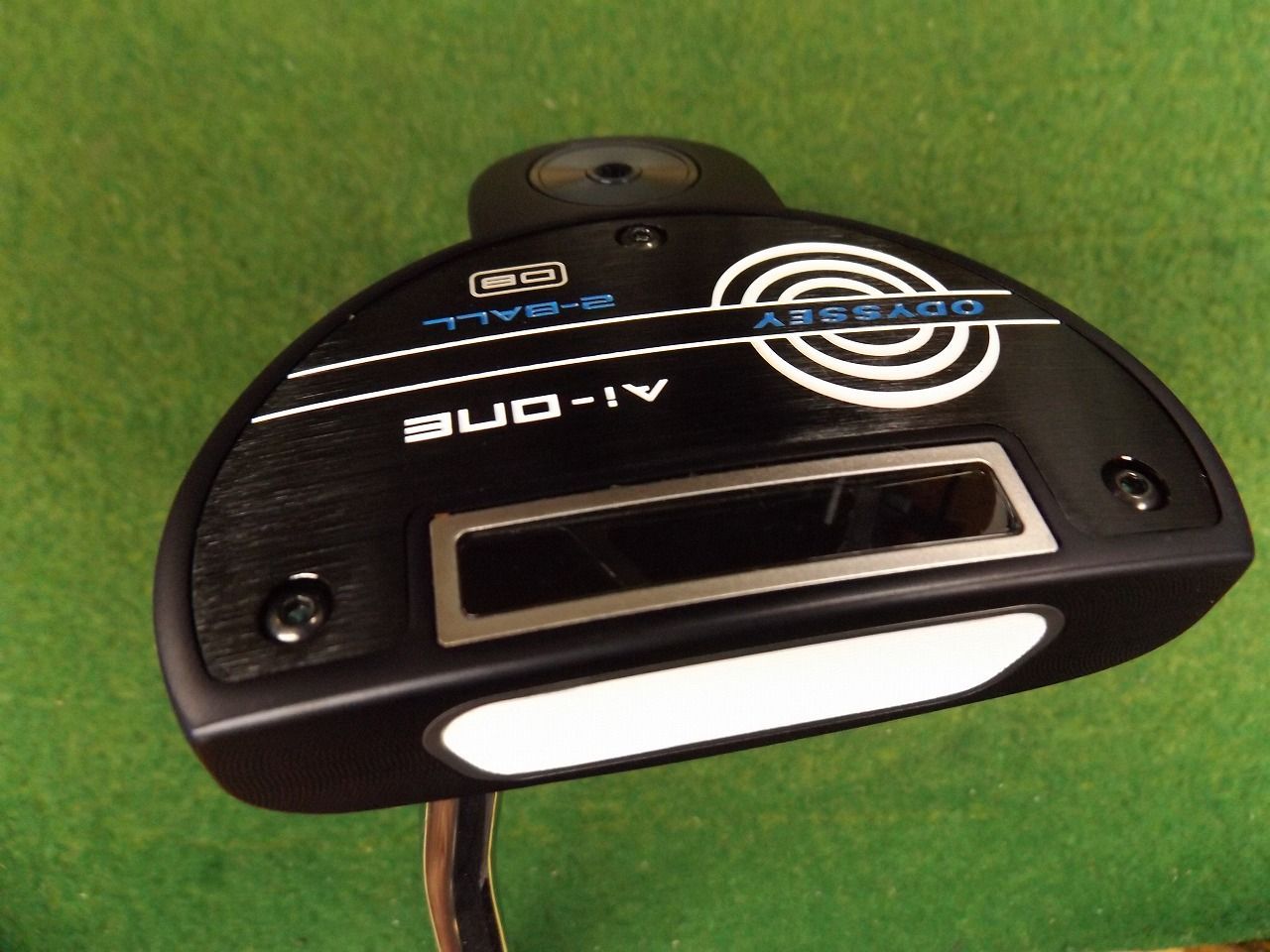 6133 Ai-ONE 2-BALL DB 34インチ STROKE LAB シャフト カバー有 オデッセイ ツーボール ダブルベント パター .026474