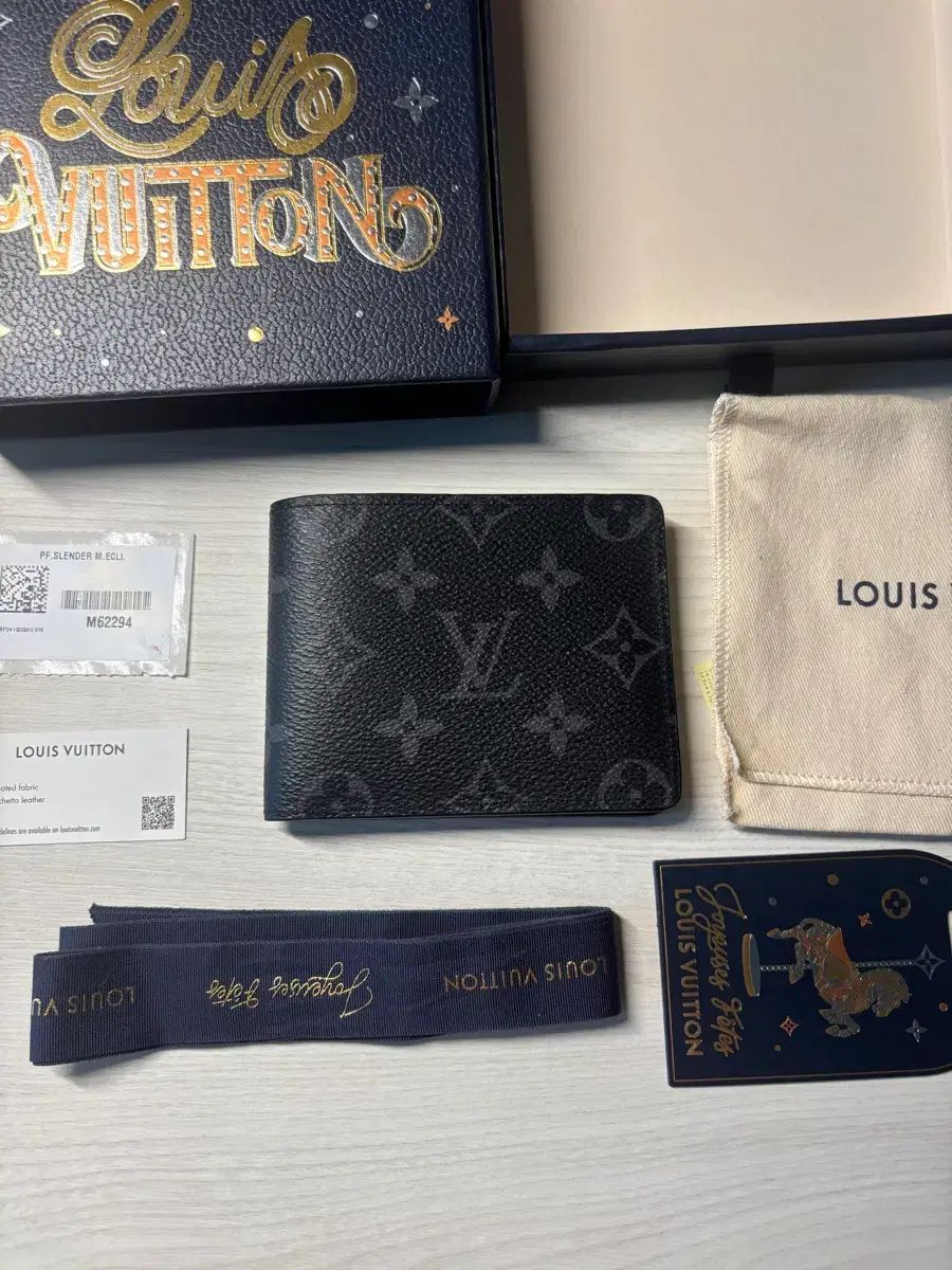 新品級 正規品 Louis Vuitton モノグラム エクリプス スレンダー ウォレット
