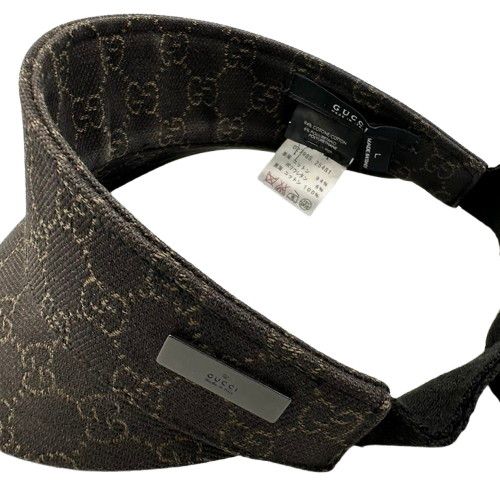 GUCCI グッチ サンバイザー GGキャンバス - メルカリ