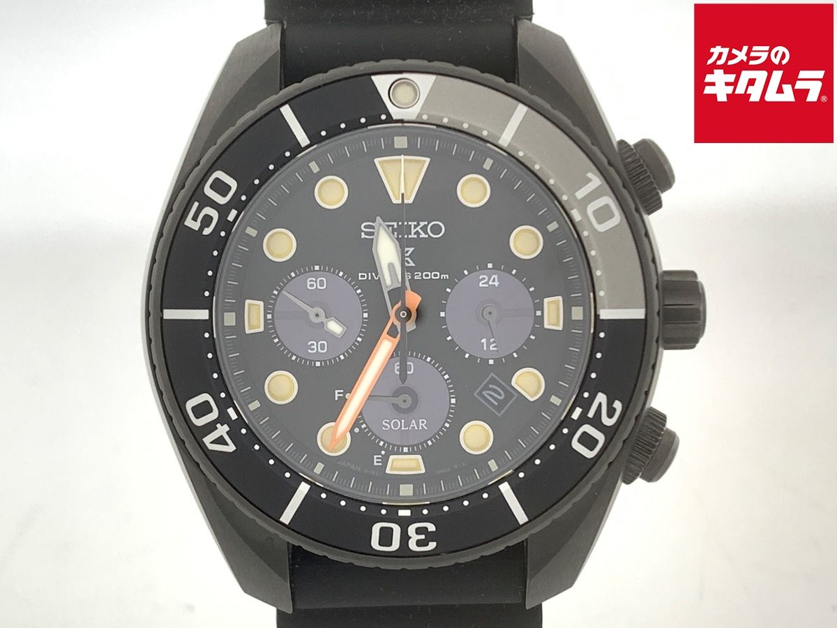 【中古】 【美品】 セイコー プロスペックス ブラック SBDL065/V192-0AE0 ステンレススティール