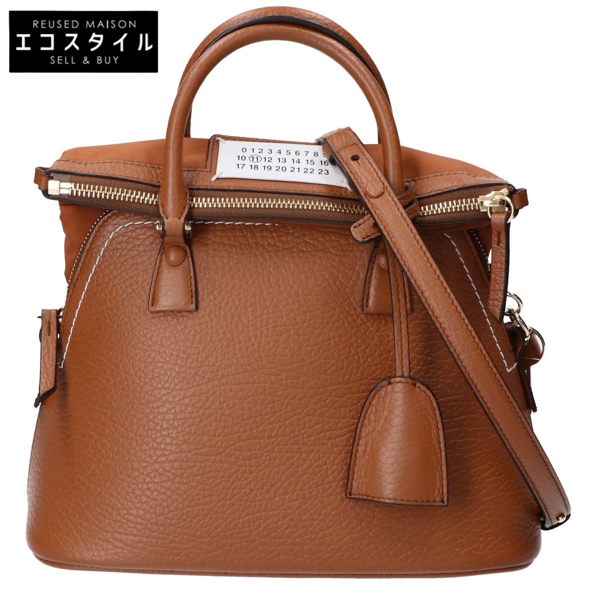 Maison margiela　メゾンマルジェラ　19AW S56WG0082 P0396 キャメル 5AC クラシック ミニ 2Way ショルダーバッグ　-