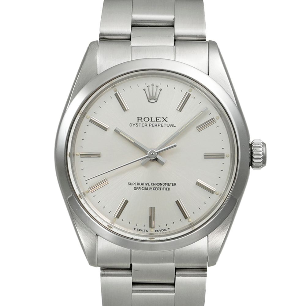ROLEX オイスターパーペチュアル R番 箱・1988年保証書付き Ref.1002 アンティーク品 メンズ 腕時計