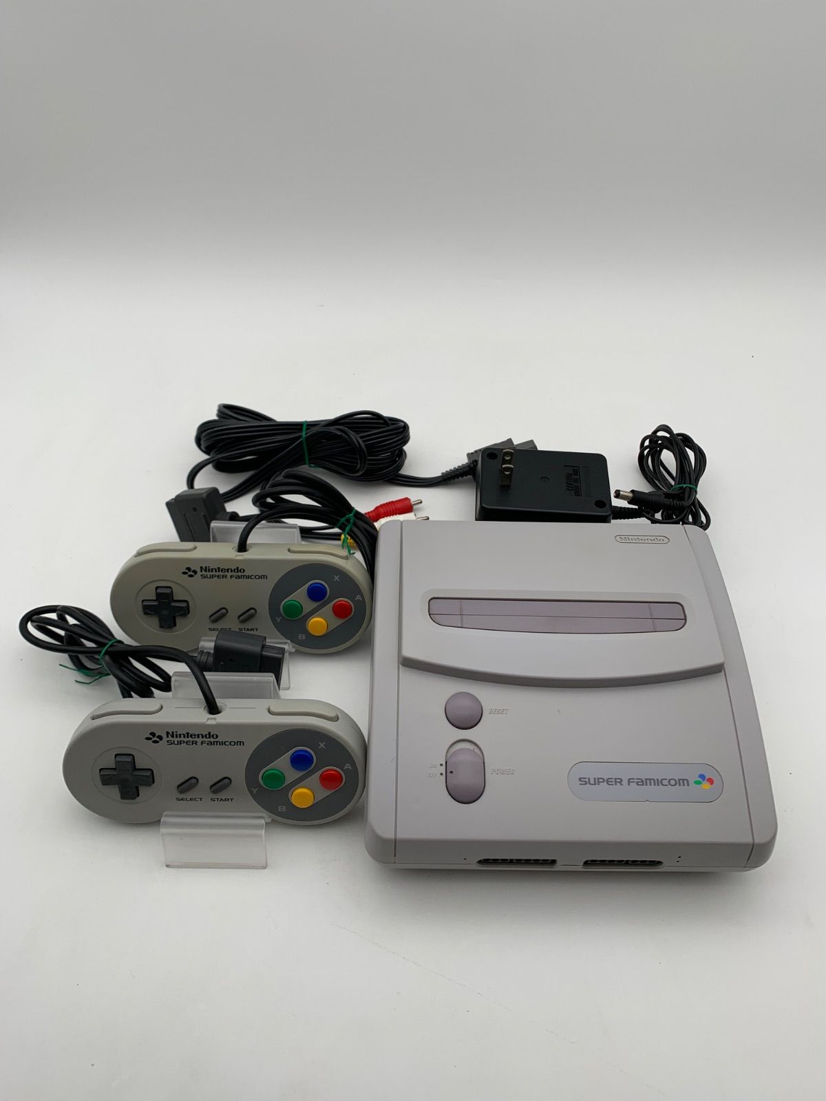 [Operation OK/Safety Compensation] Nintendo Nintendo Super Famicom Junior Console SHVC-101 Peripheral Device Set 0609-203