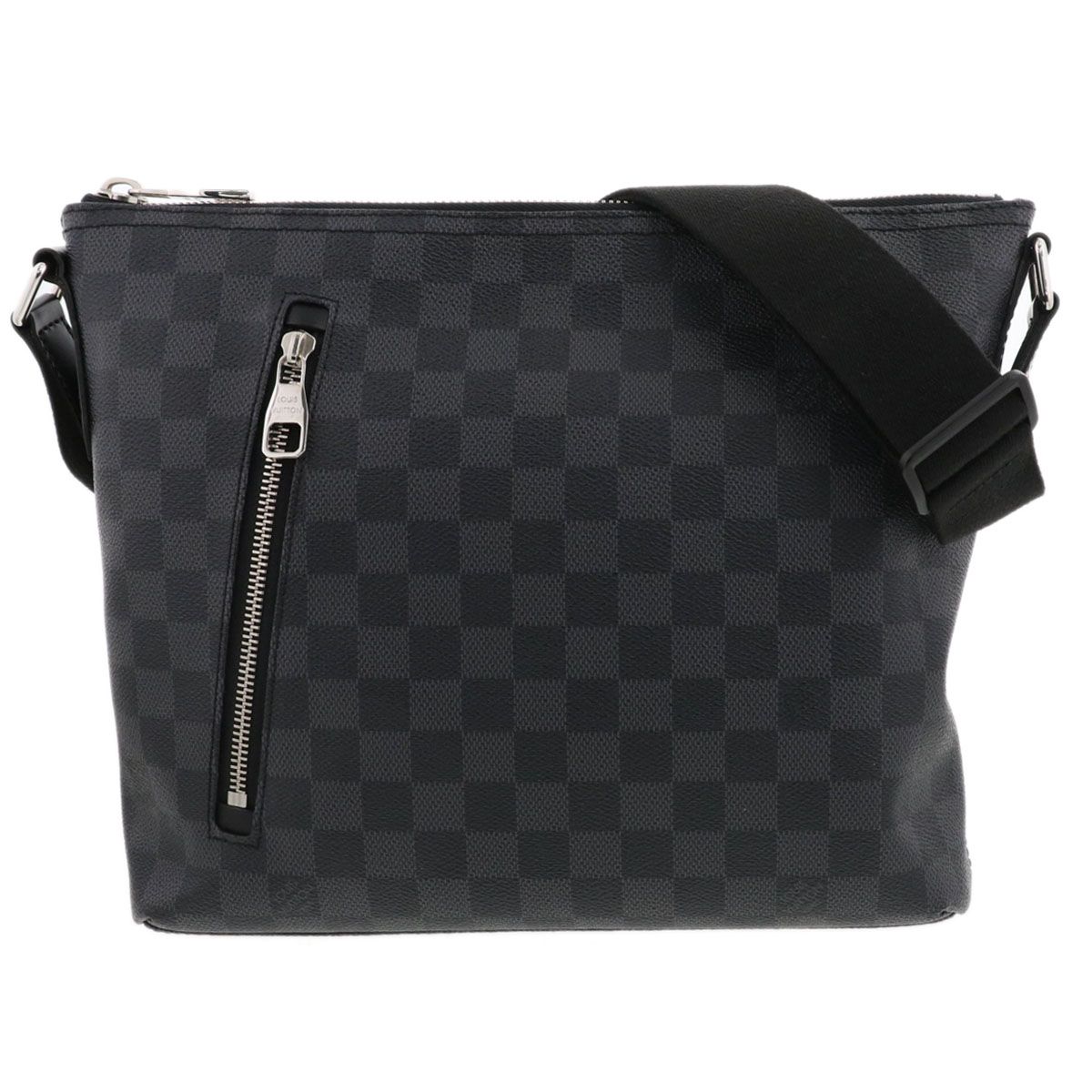 LOUIS VUITTON ルイ・ヴィトン ミックPM ショルダーバッグ N41211 メンズ ダミエキャンバス ブラック 中古